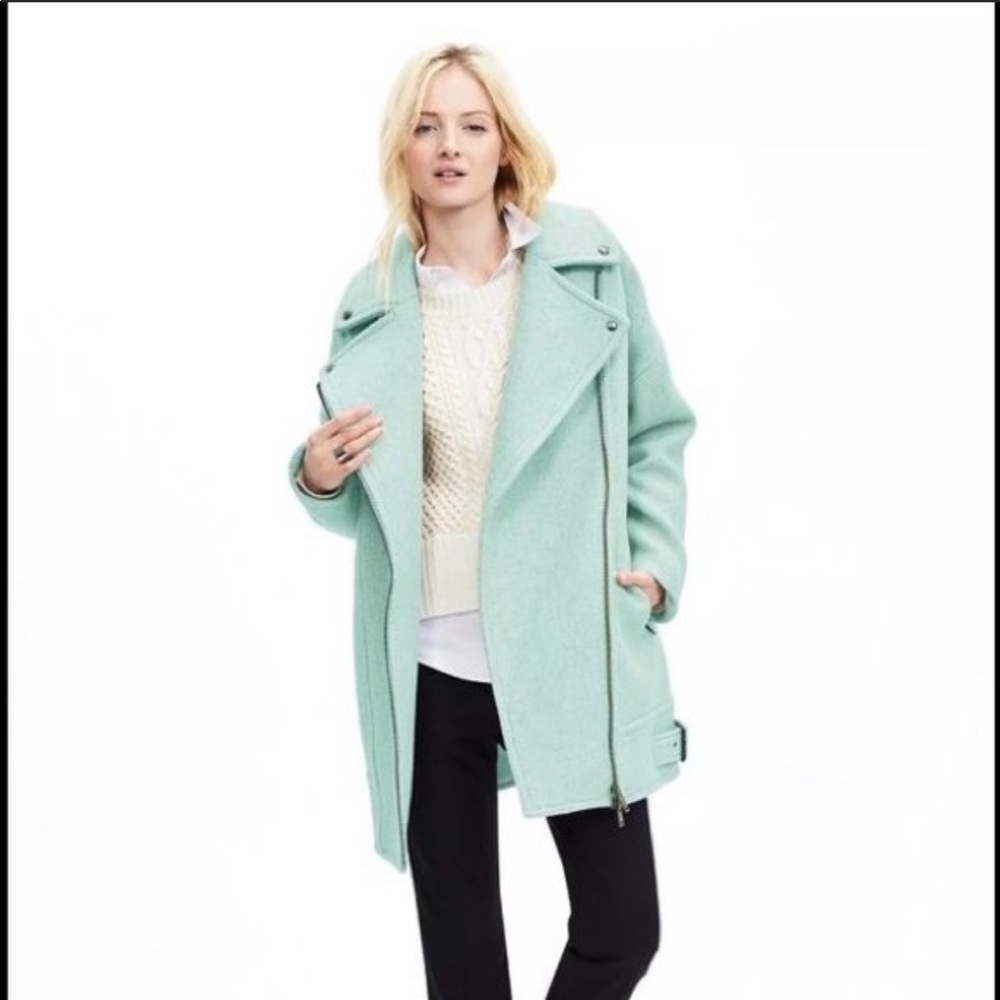 Sold Out Banana Republic Mint Moto Jacket